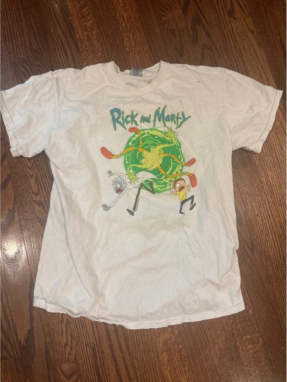 Rick and Morty Cotton T Shirt Size Medium